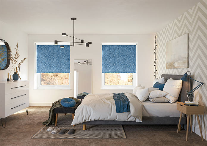 Newquay, Cerulean - Roller Blind - Image 8